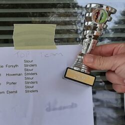 Striders Top Team of 4 at Canterbury Riverside 10k