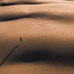 Running in the sand